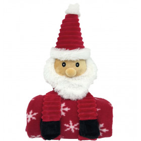 Плюшен Дядо Коледа с одеяло Nobby 39 см